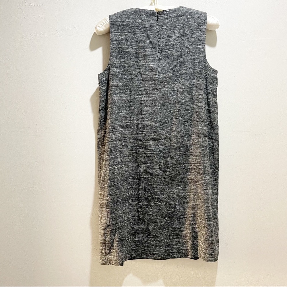 EILEEN FISHER Silk Noil /Organic Linen Shift Dress - Picture 2 of 7